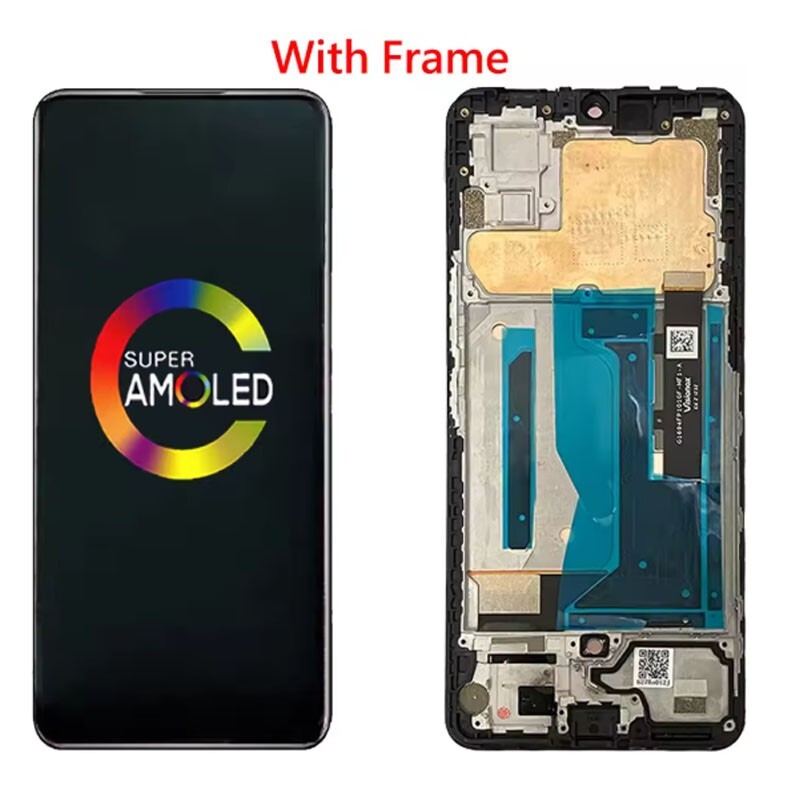6.92'' Original For ZTE Axon 30 5G A2322 AMOLED Display Touch