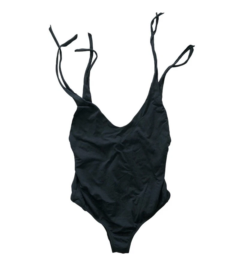 Malia Mills Jaemi One Piece Maillot Bathing Suit in Black sz 12 - Image 2 of 4