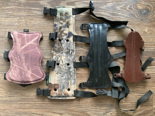 LOT 4 ARCHERY ARM GUARDS MIXED STYLES ALLEN TARANTULA CAMO BOW HUNTING - Picture 2 of 11
