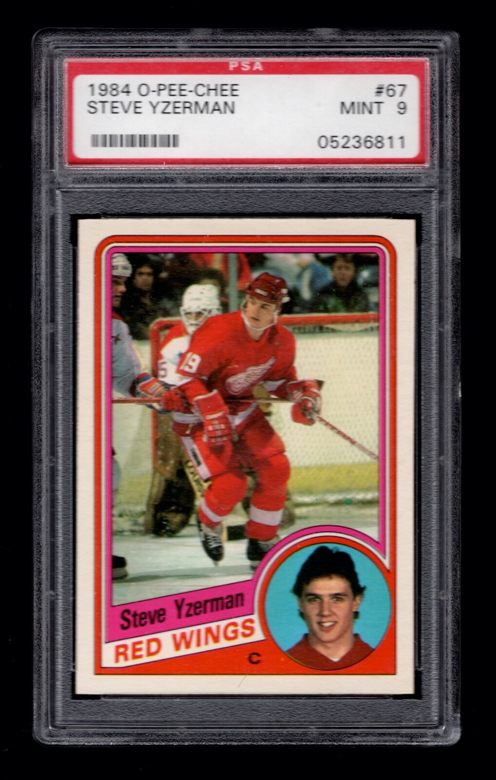PSA 9 STEVE YZERMAN 1984 O-Pee-Chee Hockey Card #67 ROOKIE | eBay