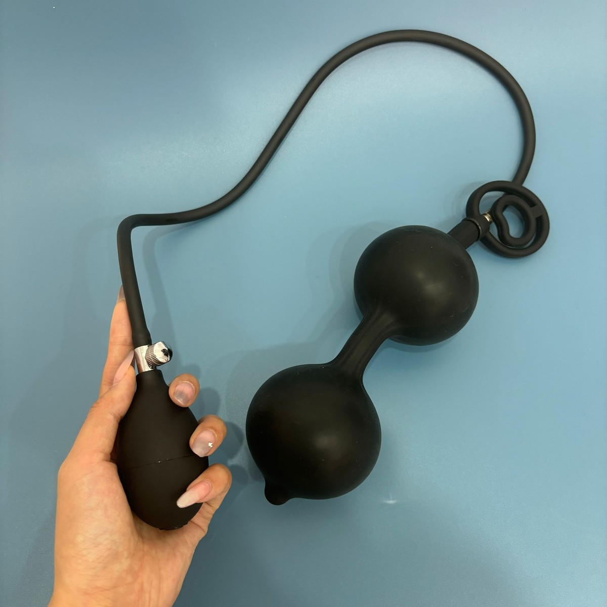 silicone Inflatable Anal Butt Plug Male Prostate Massager Sex Toys For Men  Women | eBay