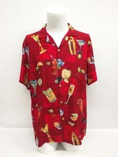 Paradise Found Martinis Beer Champagne Lounge Vacation Red Shirt Mens Size XL