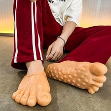 Funny Slippers Cute Claw Slipper Faux Foot Bigfoot Feet Sandal Footwear Bigfoot