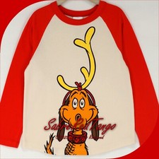 NWT HANNA ANDERSSON DR SEUSS GRINCH BASEBALL TEE MAX RED 150 12