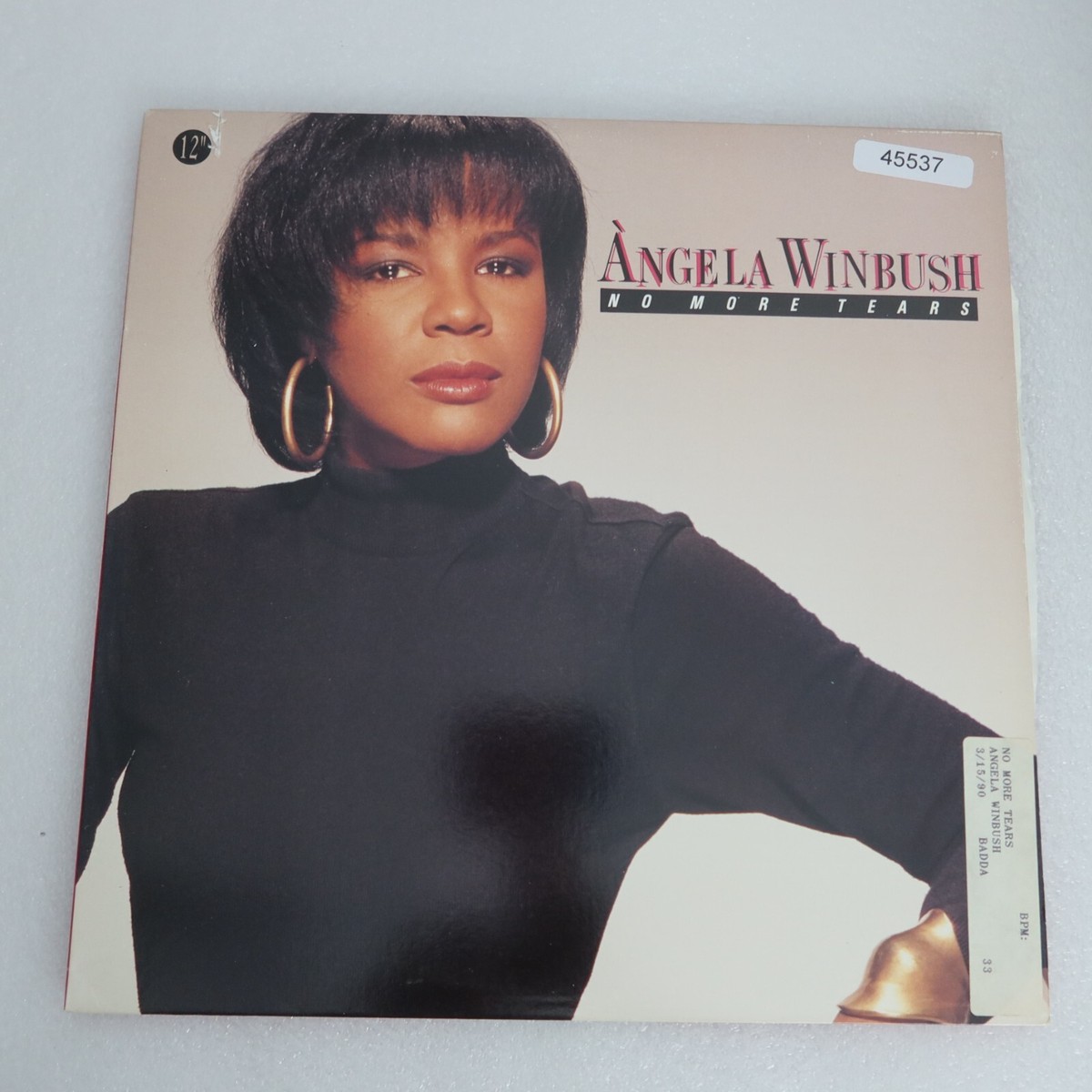 Angela Winbush No More Tears MERCURY SINGLE Vinyl Record Album | eBay