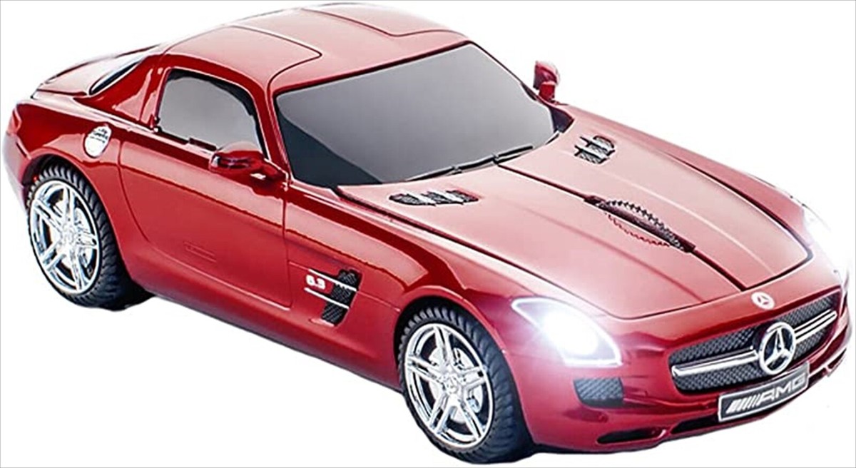 CLICK CAR MOUSE Wireless Mouse Mercedes Sls Amg Sapphire Red Beige