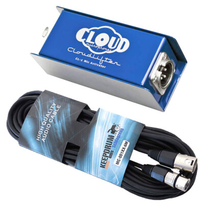 Cloud Microphones CL-1 Cloudlifter + XLR-Kabel