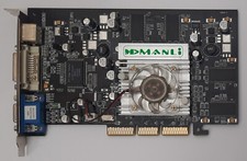 Manli Radeon 8500 VIVO AGP Graphics Card (ATI, 64MB, Retro, 2003)