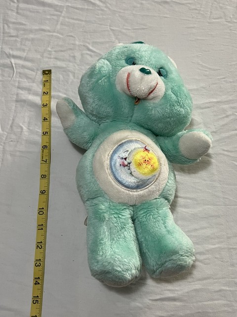 Care Bears Bedtime Bear 13" Plush Green Sun And Moon Kenner 1983 Vintage QR9823 Care Bears Bedtime Bear 13" Plush Green Sun And Moon Kenner 1983 Vintage QR9823