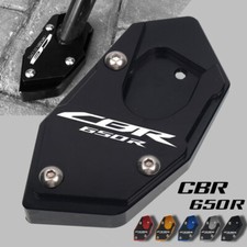 For HONDA CB CBR 650F CNC Kickstand Foot Side Stand Extension Pad Support Plate