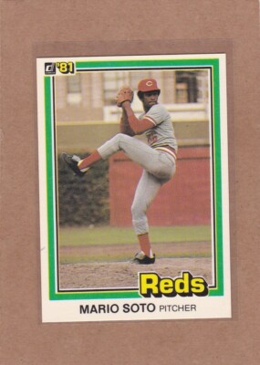 1981 DONRUSS BASEBALL MARIO SOTO #63 REDS NMMT OR BETTER *E925
