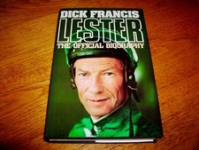 DICK FRANCIS-LESTER PIGGOT-SIGNED x 2-1ST-1986-HB-NF-MICHAEL JOSEPH-VERY RARE