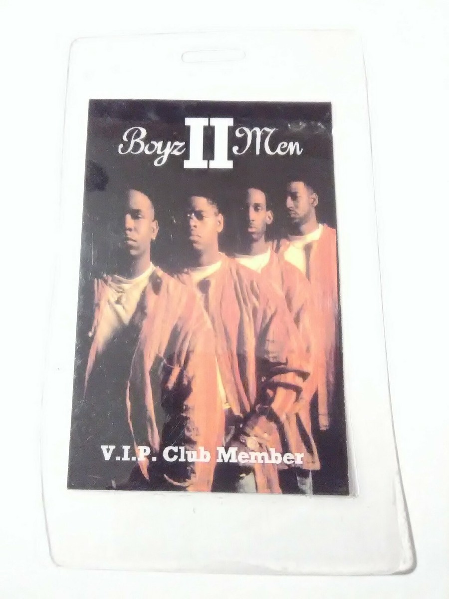 Boyz II Men VIPパス 直筆サイン入り BOYZ II MEN V.I.P. CLUB MEMBER CARD GREAT FOR ANY COLLECTION! | eBay