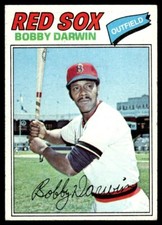 1977 Topps Bobby Darwin Boston Red Sox #617