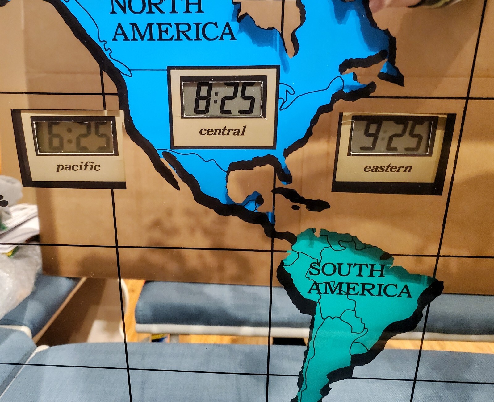 rare vintage GlenFiddich Scotch Whiskey world timezone clock mirror, 29" x 39" eBay