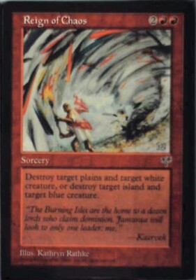 Reign of Chaos - Mirage: #190, Magic: The Gathering Nm R106