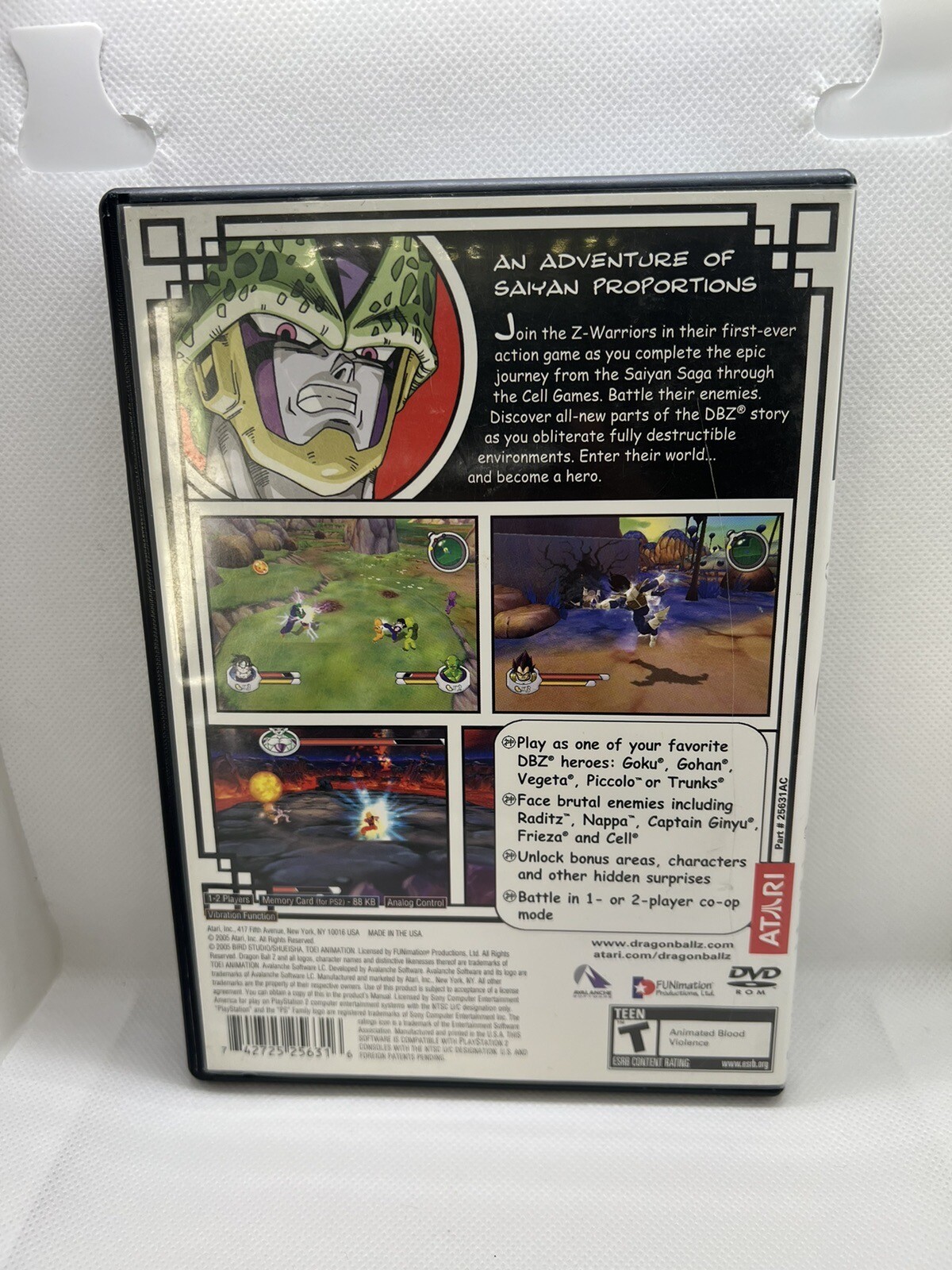 Dragonball Z Sagas PlayStation 2 Ps2 2005 CIB Complete DBZ W/ Manual