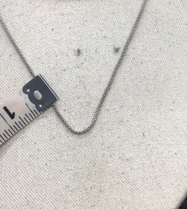 Vintage Sterling Silver 925 Unique Design Chain Necklace 16