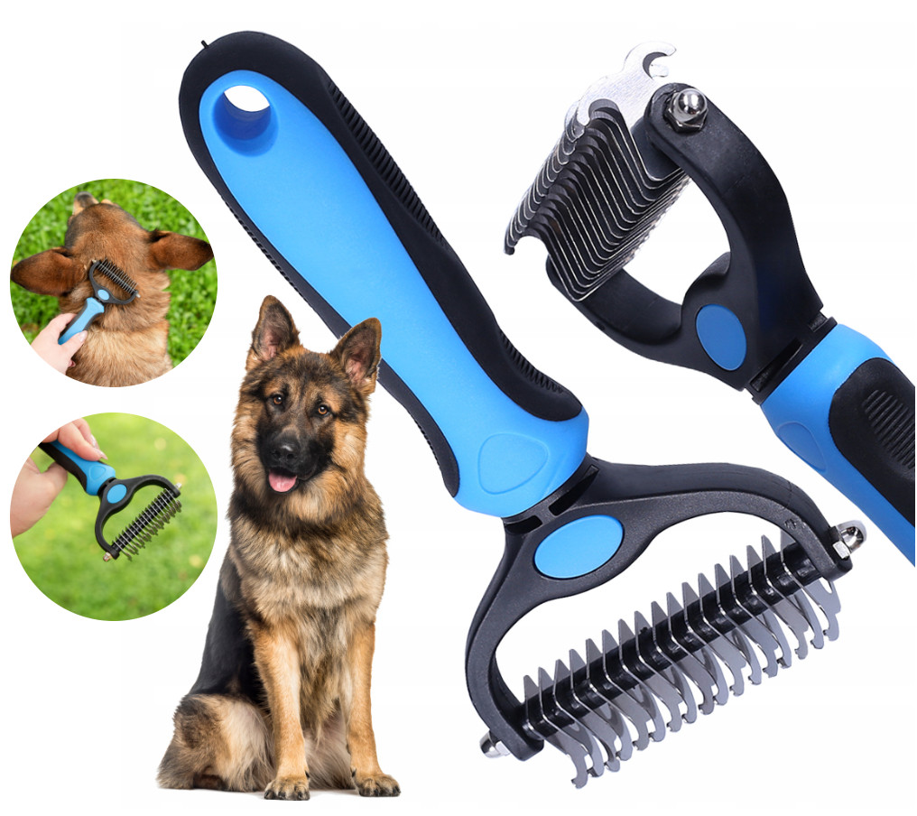 Unterfell Bürste Entfilzung Fellpflege Katzen Hunde Unterwoll Fell Hundebürste