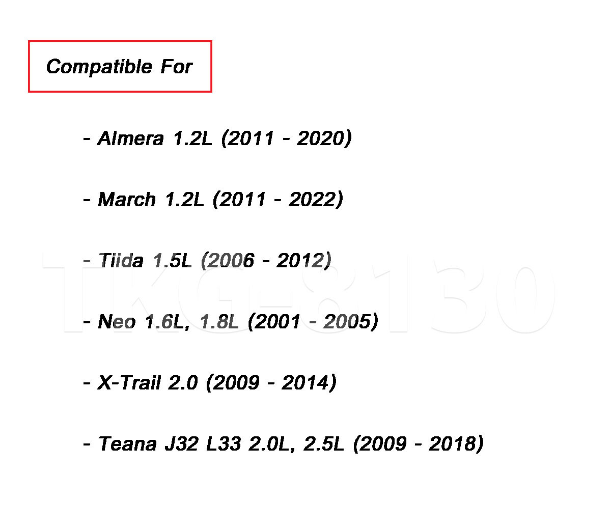 Oil Filter 15208-ED50A Fit Nissan Almera March Tiida Neo X-Trail