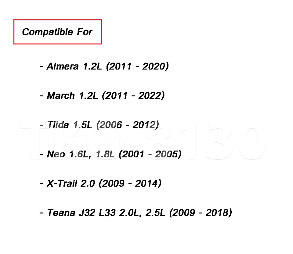 Oil Filter 15208-ED50A Fit Nissan Almera March Tiida Neo X-Trail Teana - Изображение 2 из 4