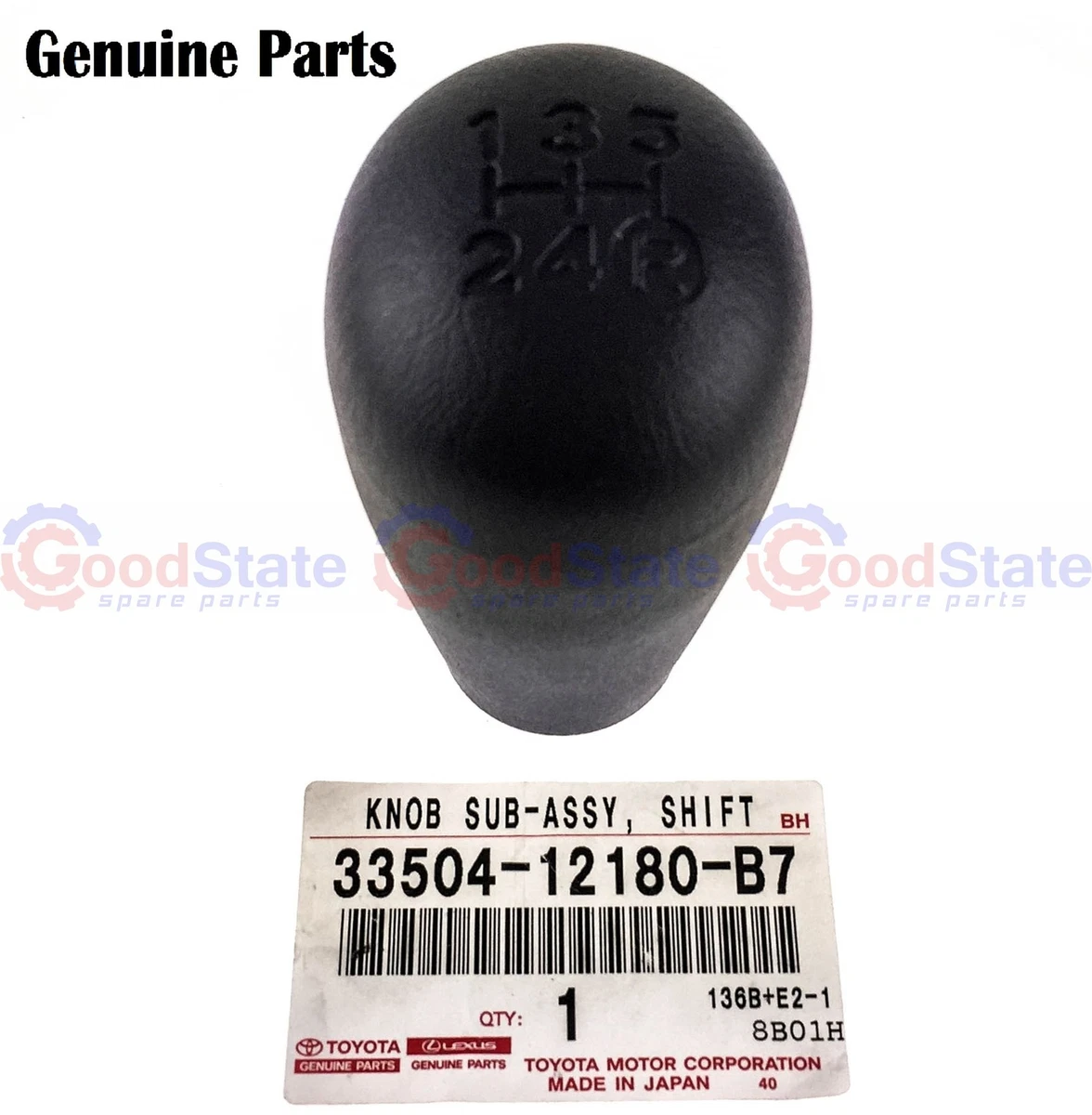Genuine Toyota Corolla ZZE122 Hiace KDH202 KDH201 KDH200 Gear Shift Knob Black