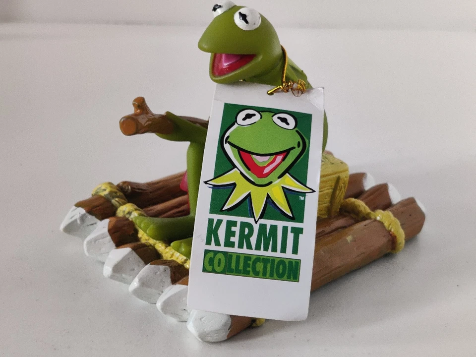 Kermit Collection Squeaky Bath Toy Kermit on Raft Igel 2000 Muppets Jim Henson - Bild 4 von 4