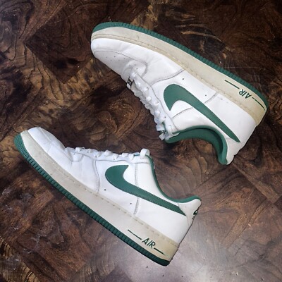 Nike Air Force 1 Leather Pine Green  09 Sneakers 315122-134 Men s Size 11 Rare