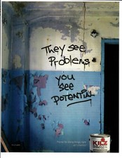 Kilz Original Print Ad They See Problems You See Potential Primer Paint