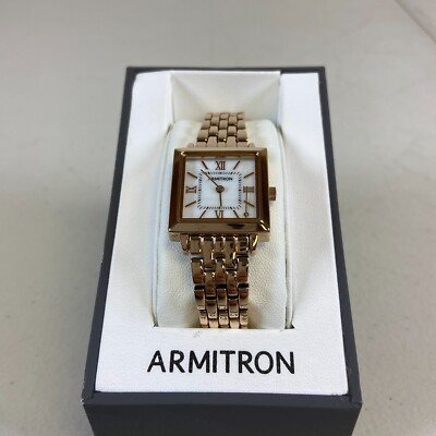 Armitron Women's Rose Gold Bracelet Watch 75/5831MPRG Mother