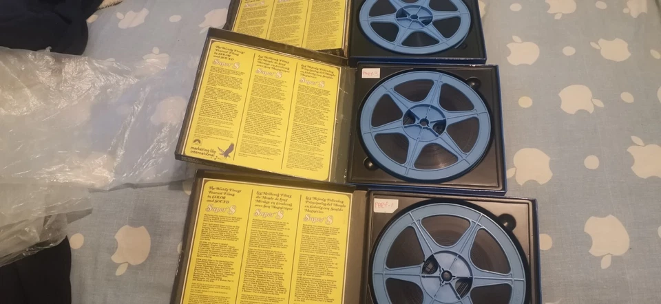 Grease super 8 mm sound film 1978 3 reels good condition free shipping Foto 2 de 4