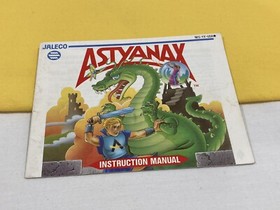 1989 NINTENDO ENTERTAINMENT SYSTEM NES Astyanax Instruction Booklet Manual ONLY