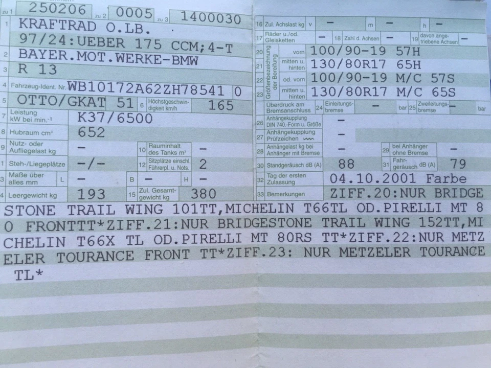 BMW F650 GS R13 Bj 2001,  ab Werk Tiefergelegt, 1.Hand - Bild 2 von 4