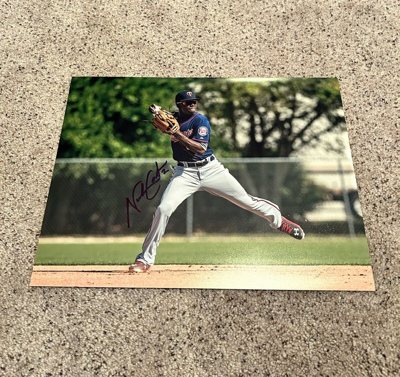 Nick Gordon Autograph Signed 11x14 Photo Twins