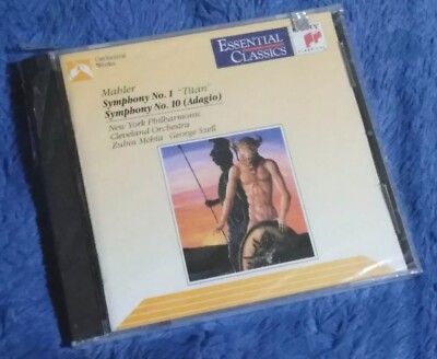 Mahler: Symphonies Nos. 1 & 10 (CD, 1993, Sony) NEW FACTORY SEALED