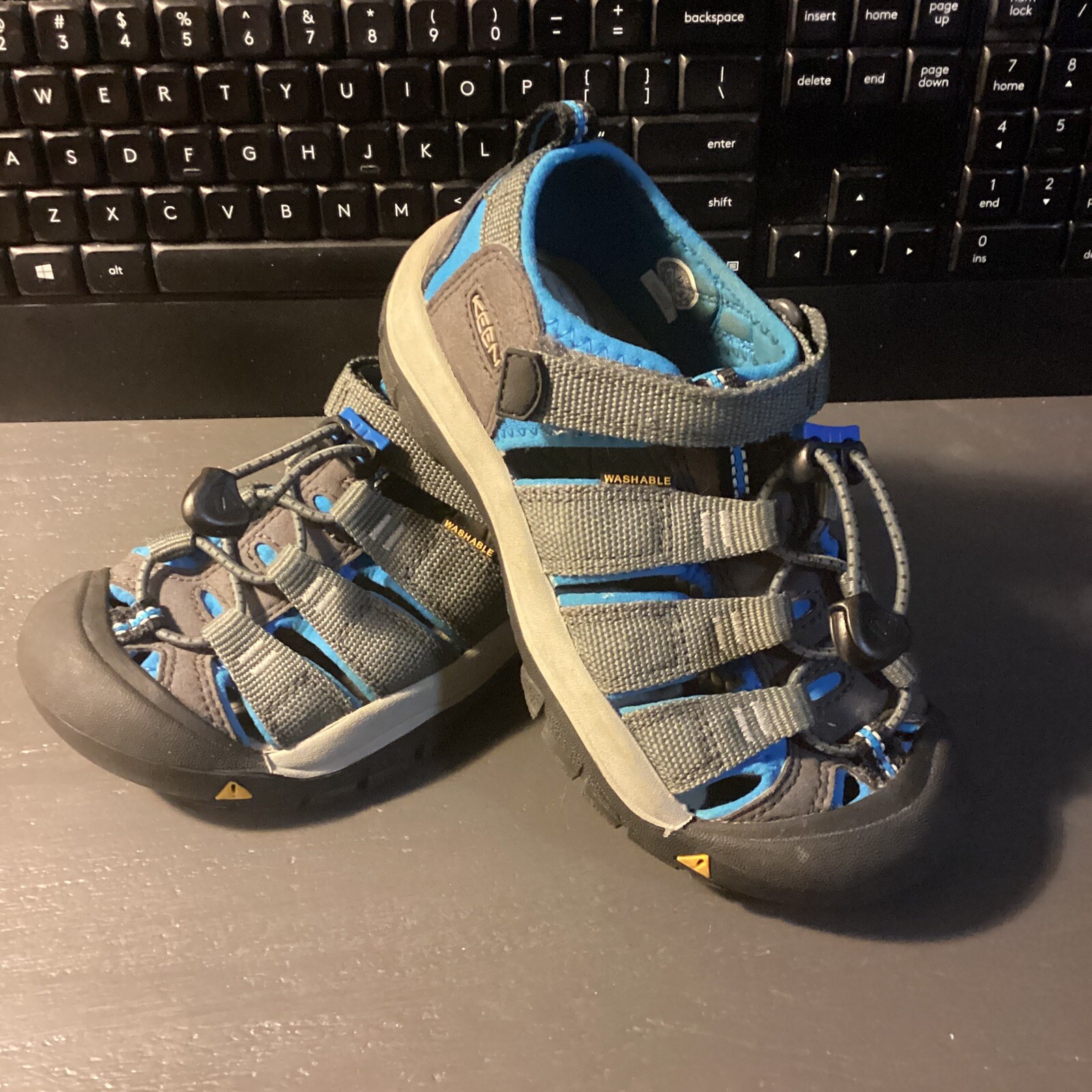 scarpe keen acqua bambino 13 grigio nero blu