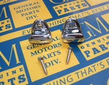 1954-1958 Buick Olds Cadillac Convertibles Chrome Sun Visor Retainer Visor Hooks 1954-1958 Buick Olds Cadillac Convertibles Chrome Sun Visor Retainer Visor Hooks