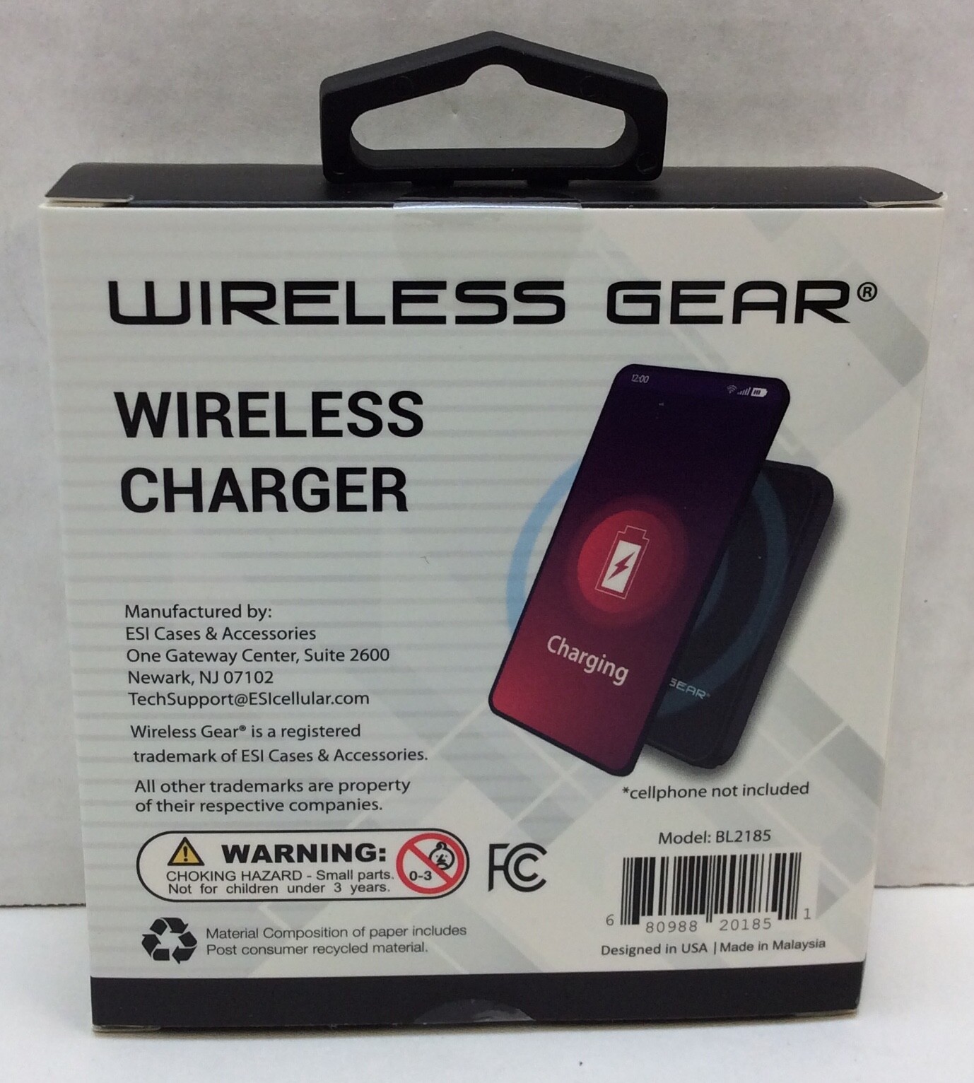 Wireless Gear Wireless Charger For Use With Wireless Charging enabled