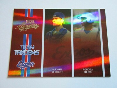 2005 Absolute Team Tandems Michael Barrett Rondell White #020/150 Card #TT-76