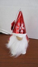 HOLIDAY TIME SHATTERPROOF GNOME Christmas Ornament NWT