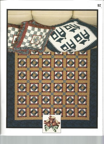 Christmas Quilt Patterns Village Tree Star Shine Snowflake Thimbleberries J59 - Picture 12 of 16