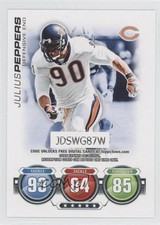2010 Topps Attax Code Cards Julius Peppers HOF gl9