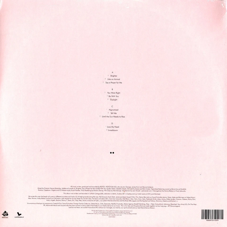 Rüfüs Du Sol - Bloom White & Pink Vinyl Edition (2021 - UK - Original) - Bild 2 von 2