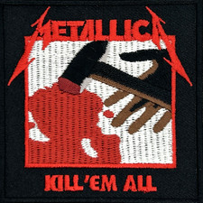 Metallica Kill'em All Rock Music Band Embroidered Iron on Patch Applique