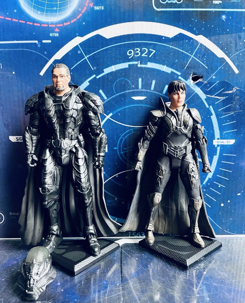 Superman Man of Steel . Movie Masters . General Zod & Faora
