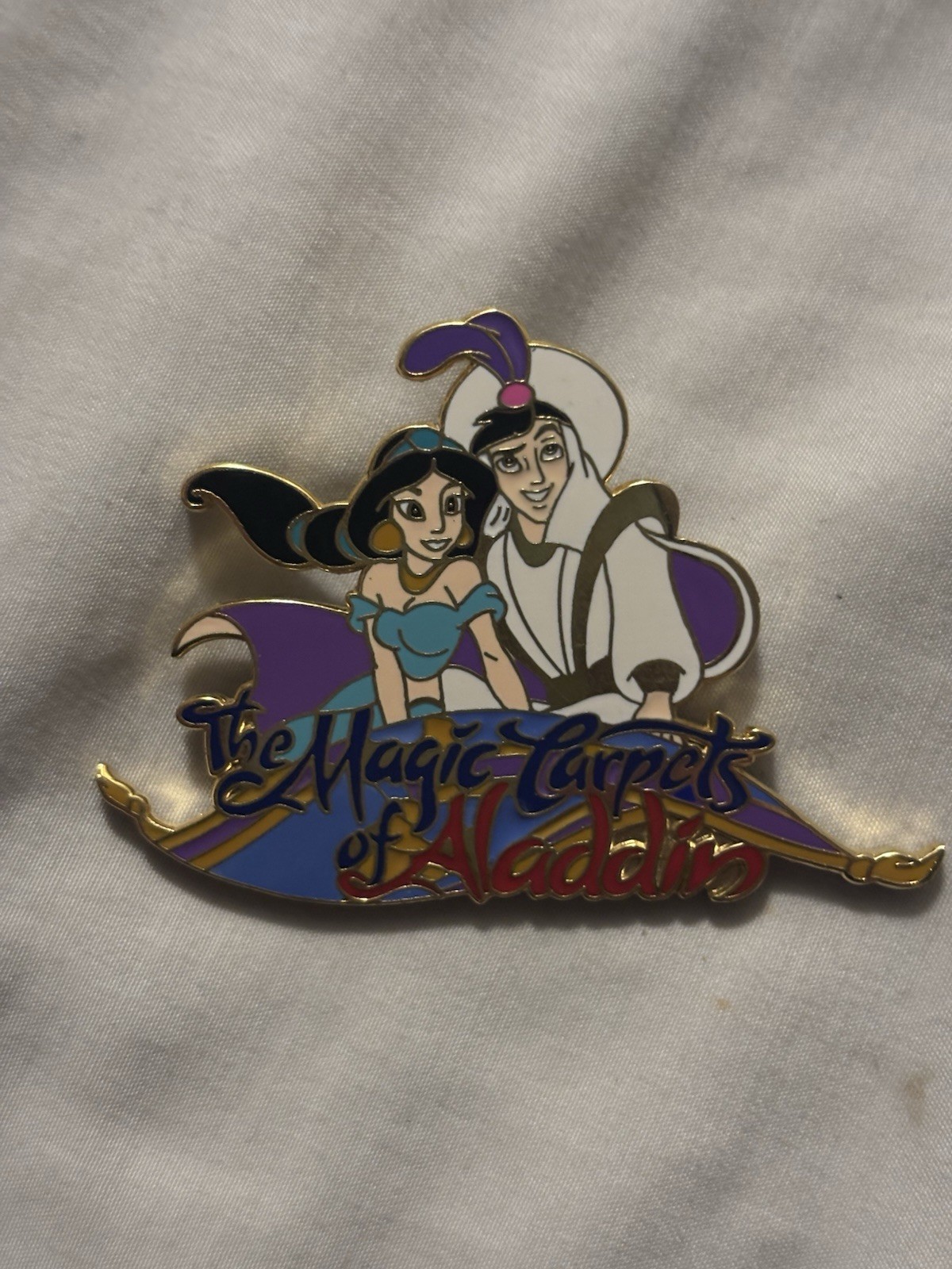 Vintage Disney Pin Aladdin Jasmine Magic Carpet Ride Disney Parks Pin