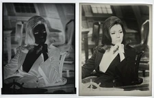 KC137-131 AVENGERS TV Vintage 8"x 10" Photo + Negative FAMOUS ACTRESS DIANA RIGG