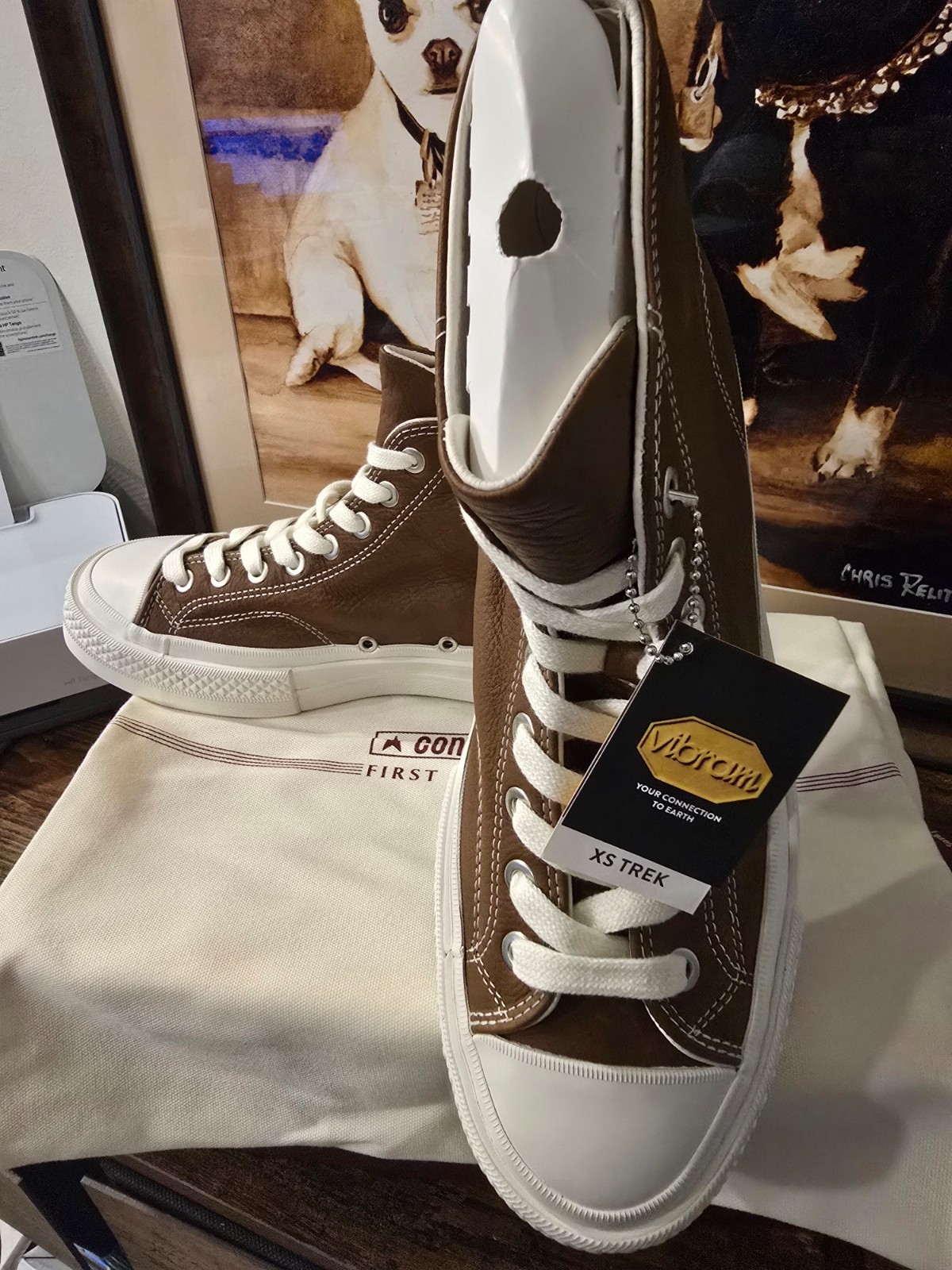 Converse Chuck Taylor First String Hi Chestnut Brown A17915C Shoes Men's Sz 10 image 6