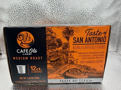 Cafe Olé by H-E-B Coffee Pods Taste of San Antonio Medium Roast 12 Count