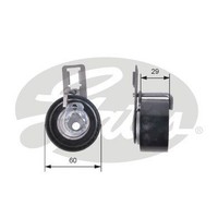 Spannrolle Zahnriemen Gates T43230 FÜR CitroËN DS Passend FÜR Fiat Ford